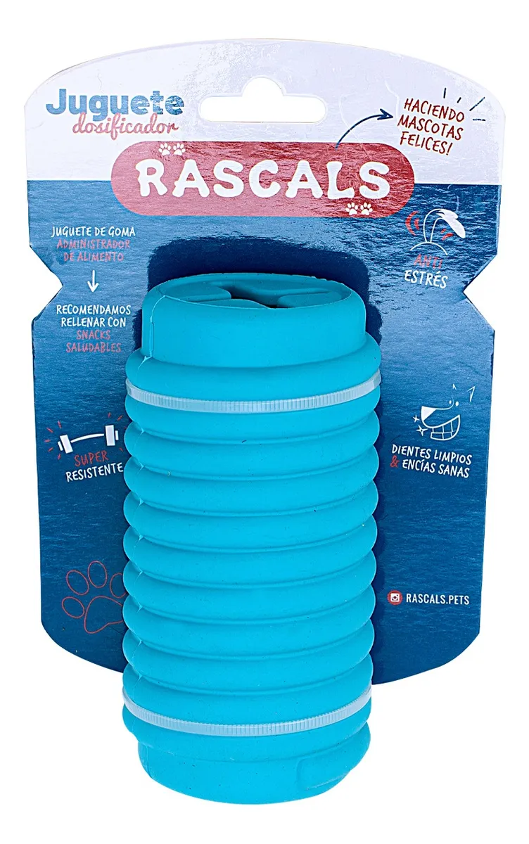 Rosca Dispensador Rellenable Rascals Celeste