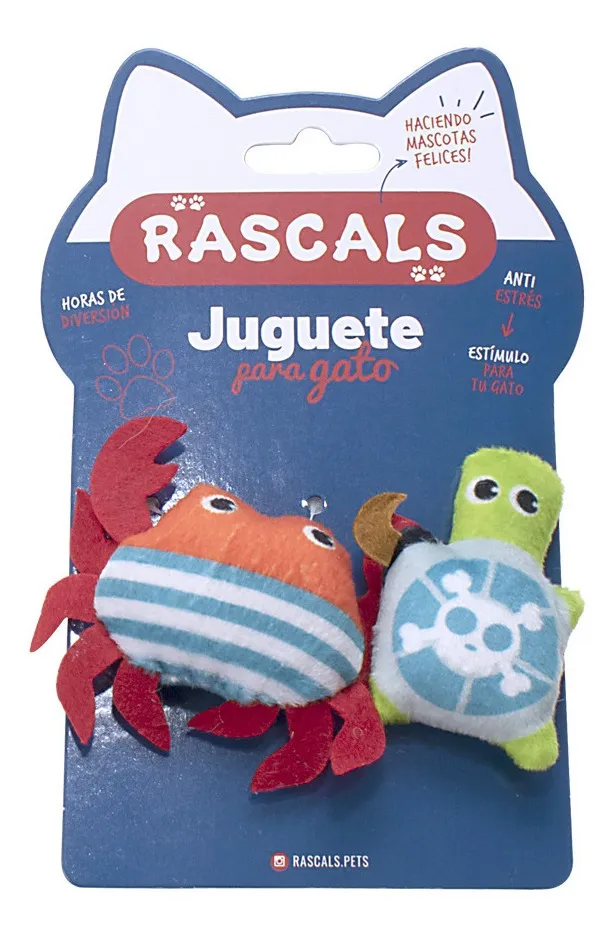 Juguetes Rascals Set X2 cangrejo y tortuga