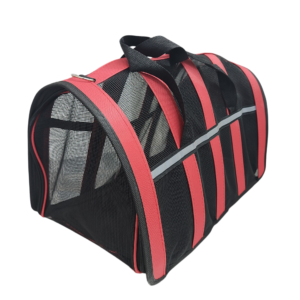 Bolso transportador ventilado rojo