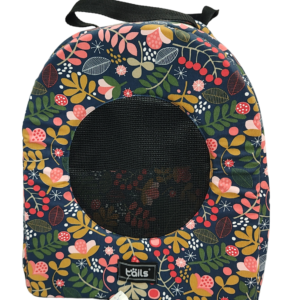 Mochila confort floreada